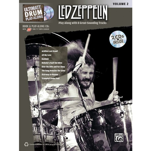 Ultimate Drum Playalong Led Zeppelin Vol2 Book/CD