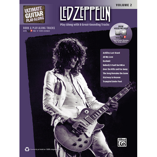 Ultimate Guitar Playalong Led Zeppelin Vol 2 Book with 2 CDs