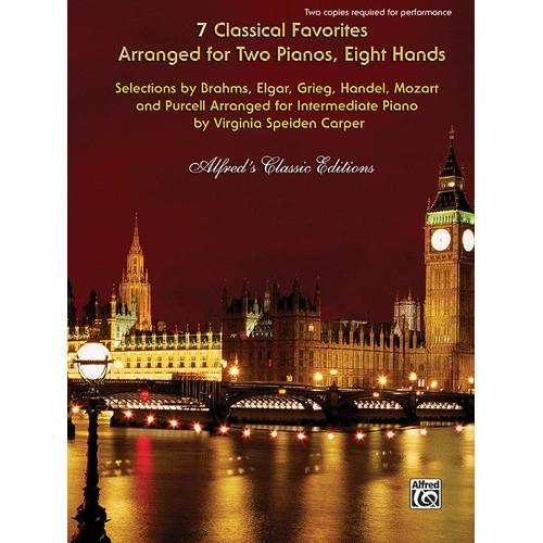 7 Classical Favorites for 2 Pianos, 8 Hands Sheet Music