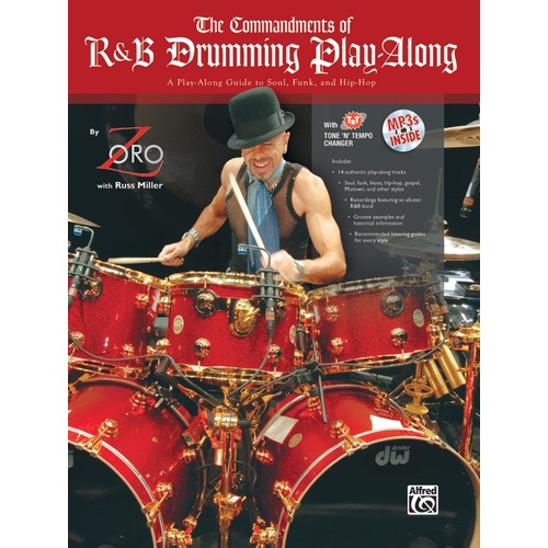 Commandments Of R&B Drumming Play-Along Book/CD