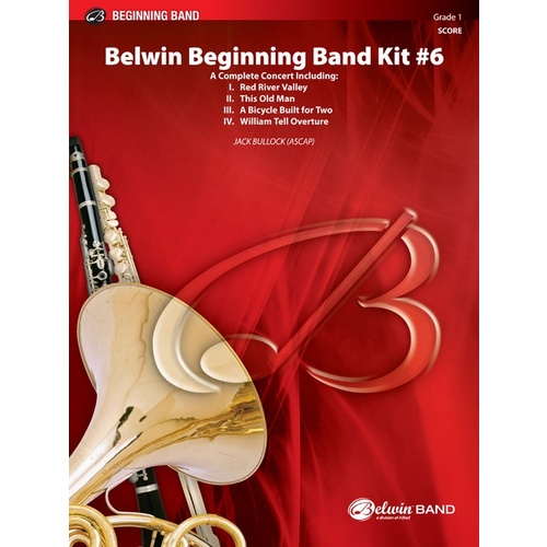 Belwin Beginning Band Kit No 6 Concert Band Gr 1