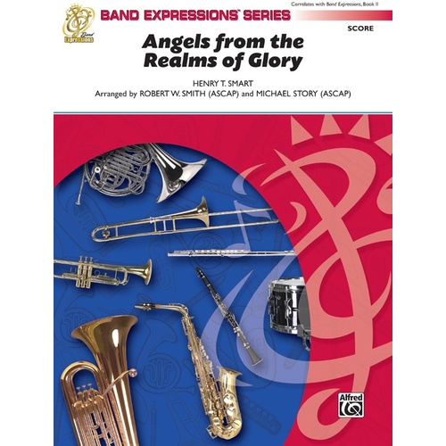 Angels from the Realms of Glory Concert Band Sheet Music Grade 2