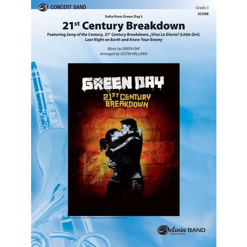 21st Century Breakdown Green Day Concert Band Grade 3 Score