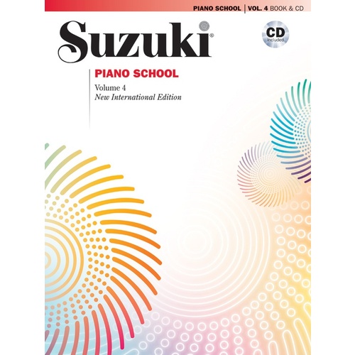Suzuki Piano School Volume 4 Book/CD