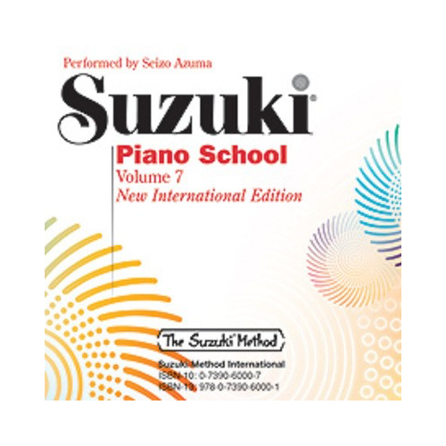 Suzuki Piano School Volume 7 CD by Seizo Azuma