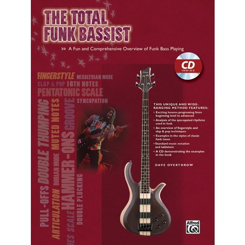Total Funk Bassist Book and CD