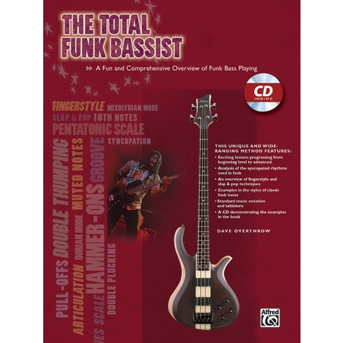 Total Funk Bassist Book/CD