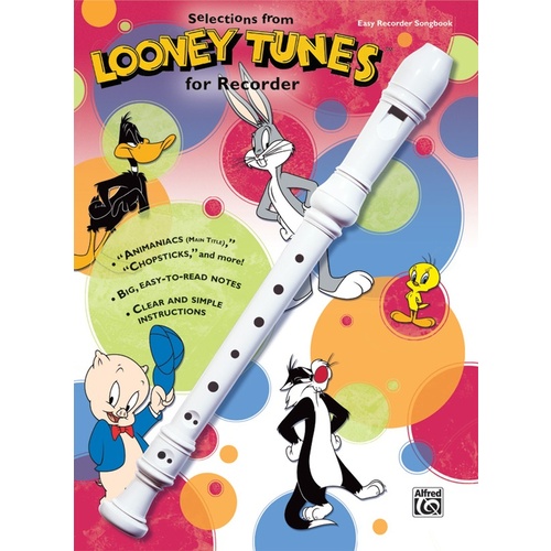 Looney Tunes For Recorder Book Only