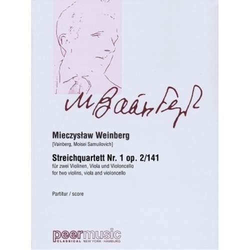 Weinberg - String Quartet No 1 Score