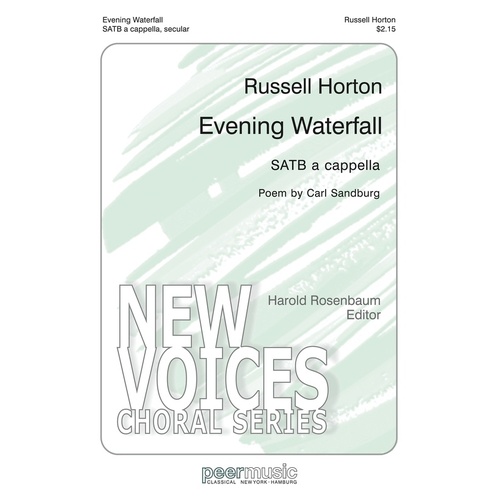 Evening Waterfall SATB A Cappella