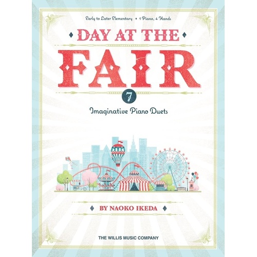IKEDA Day at the Fair 7 Imaginative Piano Duets - Willis Music, 24 Pages, Piano Duet
