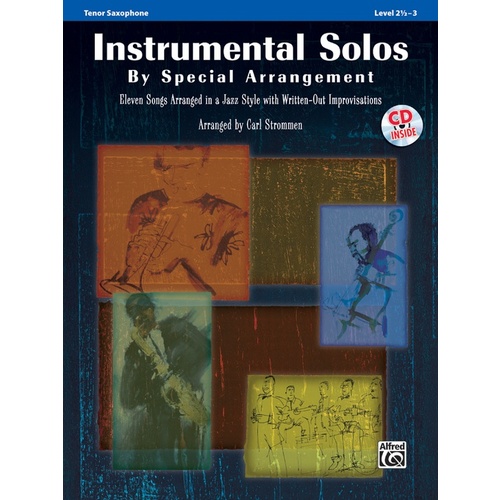 Inst Solos By Special Arrangement Tenor Sax Book/CD