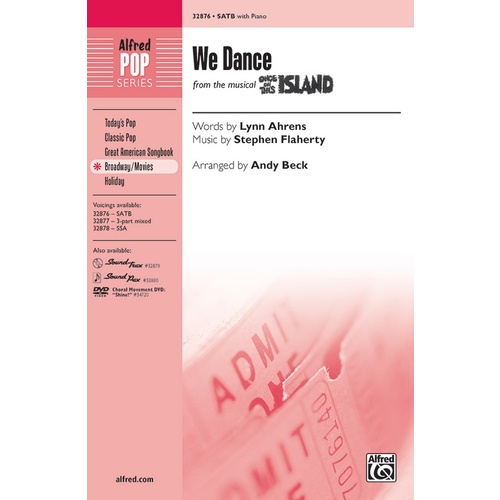 We Dance SATB Choral Sheet Music