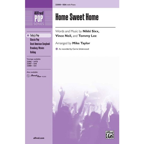 Home Sweet Home SSA