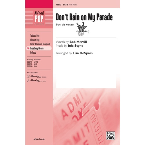 Don't Rain On My Parade SATB