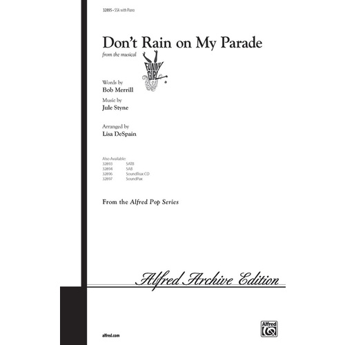 Don't Rain On My Parade SSA