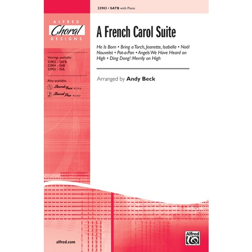 A French Carol Suite SATB Choral Sheet Music