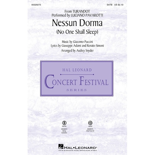 Nessun Dorma SATB