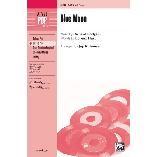Blue Moon SATB Choral Sheet Music