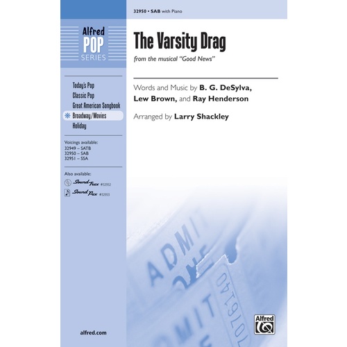 The Varsity Drag SAB Choral Sheet Music