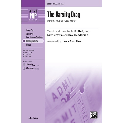 The Varsity Drag SSA Choral Sheet Music