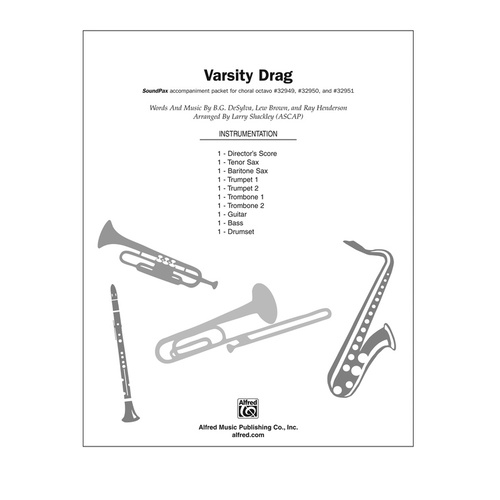 The Varsity Drag S/PAX Choral Sheet Music