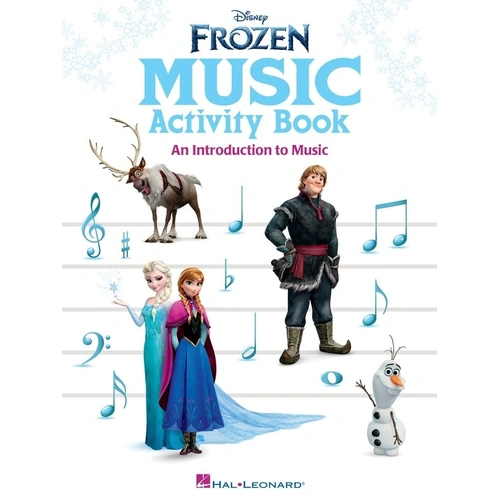 Frozen Music Activity Book by Hal Leonard, 72 Pages, Features Songs from Frozen Movies for Guitar, Keyboard, Piano, and Vocalists