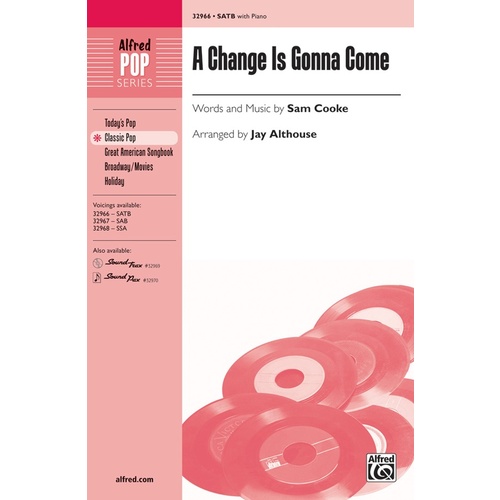 A Change Is Gonna Come SATB Choral Sheet Music