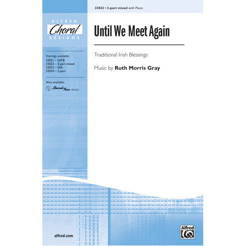 Until We Meet Again 3 Part Mix Choral Sheet Music