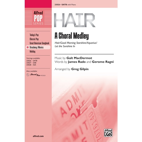 Hair A Choral Medley SATB