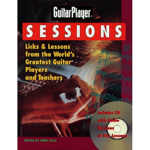 Guitar Player Sessions Licks And Lesson Ed Ellis (Softcover Book/CD)