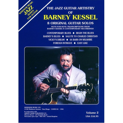 Jazz Guitar Artistry Of Barney Kessel V 2 (Book)