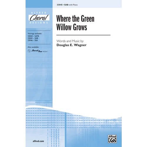 Where the Green Willow Grows SAB Choral Sheet Music