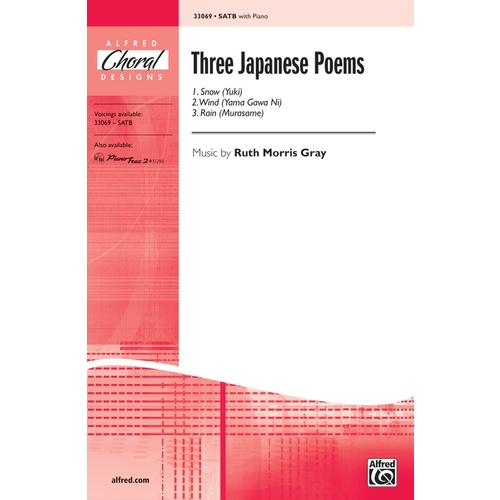 Three Japanese Poems for SATB Choir