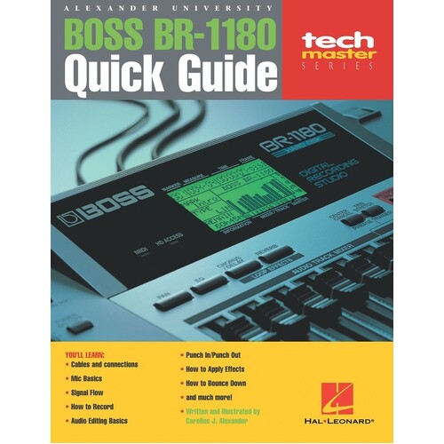 Boss Br-1180 Quick Guide (Softcover Book)