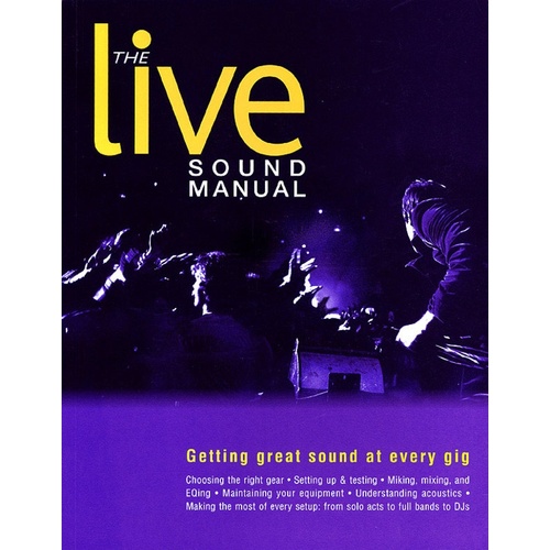 Live Sound Manual (Softcover Book)