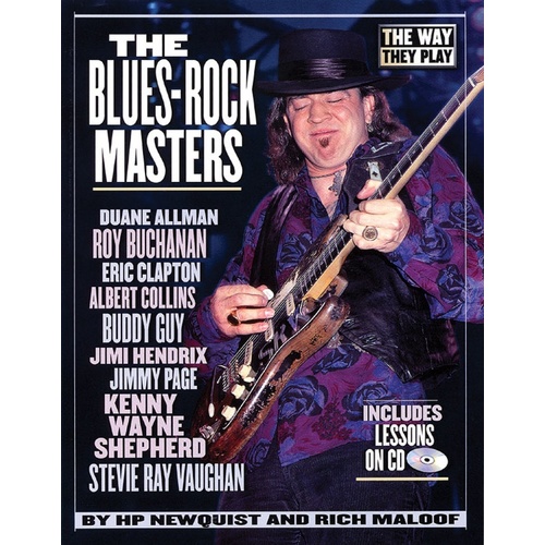 Blues Rock Masters Book/CD Guitar (Softcover Book/CD)