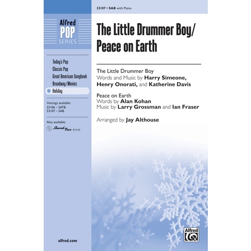 Little Drummer Boy / Peace On Earth SAB