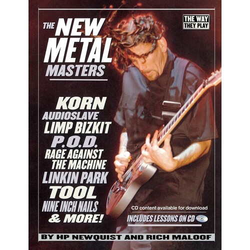 New Metal Masters Book/CD (Softcover Book/CD)