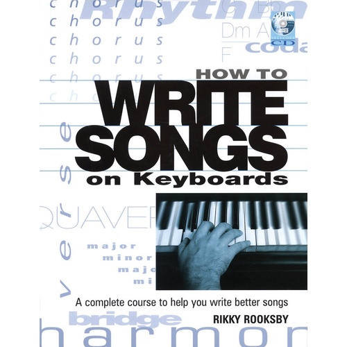 How To Write Songs On Keyboard Book/CD (Softcover Book/CD)