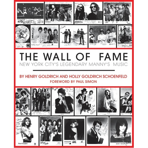 The Wall Of Fame Nyc Famous Mannys Music (Softcover Book)