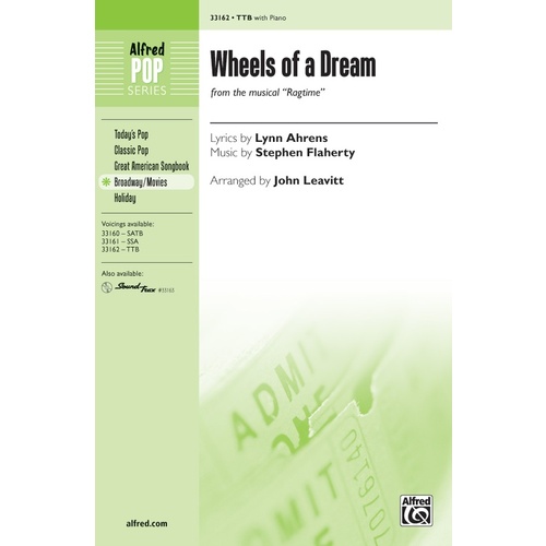 Wheels of a Dream TTB Choral Sheet Music