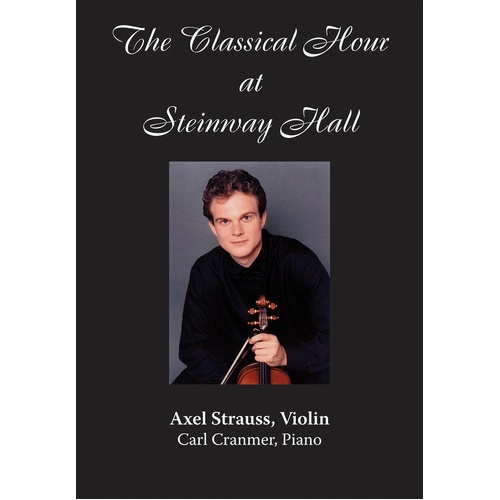 Axel Strouse At Steinway Hall Violin DVD (DVD Only)