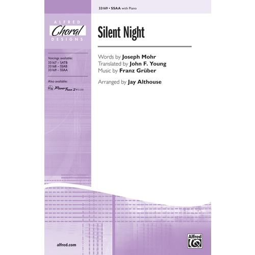 Silent Night SSAA Choral Sheet Music