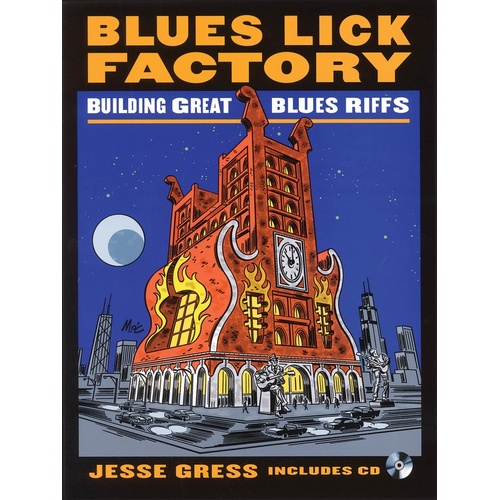 Blues Lick Factory Book/CD Guitar (Softcover Book/MIDI Disk)