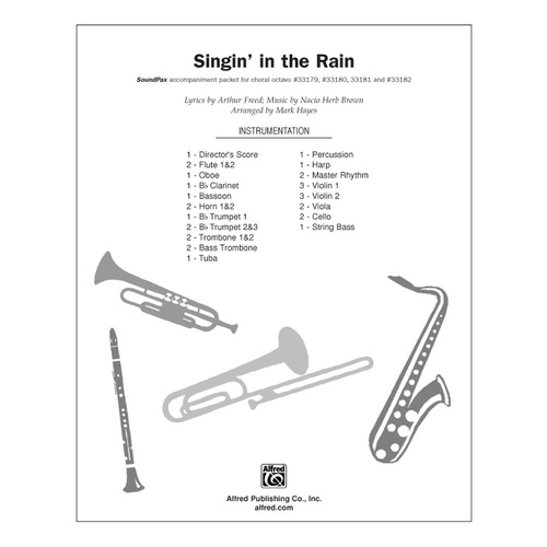 Singin' in the Rain Choral Sheet Music