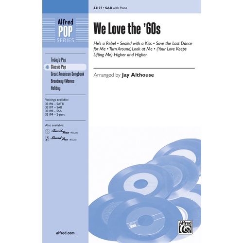 We Love the 60's SAB Choral Sheet Music