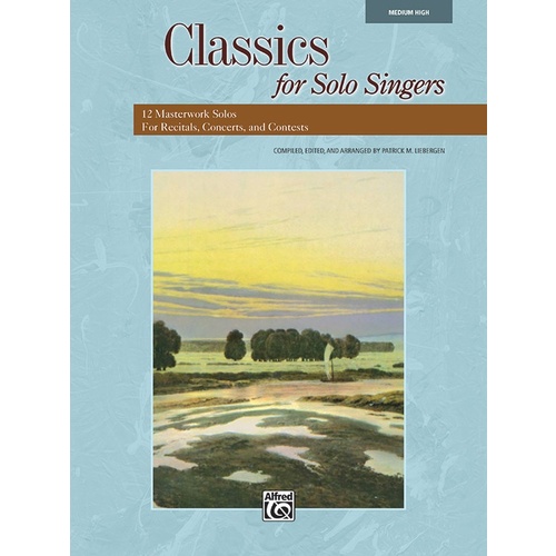 Classics For Solo Singers Med High Book