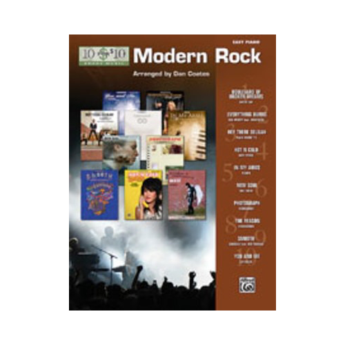 10 for 10 Modern Rock Piano Sheet Music