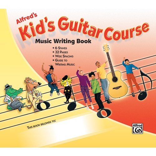 Alfreds Kids Guitar Course Manuscript Book